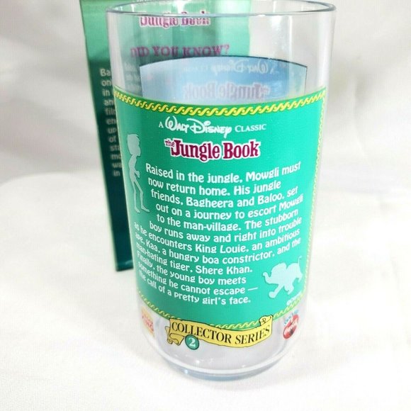 Walt Disney Jungle Book Collector Series Cup Burger King Coca Cola 1994 boxed - Picture 6 of 12